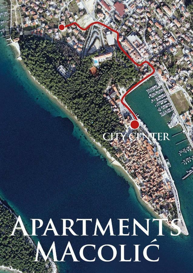 Apartments Macolic Rab Town Exterior foto